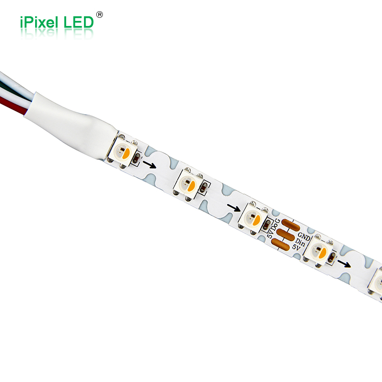 S Shape (zigzag) Addressable RGB/RGBW LED strip 60LEDs/M DC5V